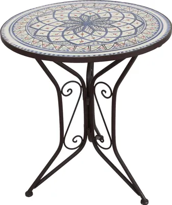 Produktbild von Beistelltisch Mare Mosaik Blumentisch Pflanztisch Tisch Mosaiktisch Blumenhocker