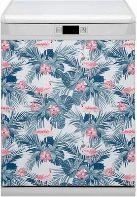 Produktbild von Küche Dekorative Magnete Magnet Folie für Geschirrspüler 60x70 cm - Tropenvögel