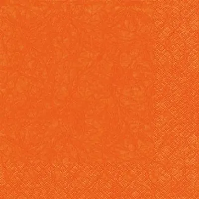 Produktbild von 20 kleine Cocktailservietten Modern Colours orange 25x25cm