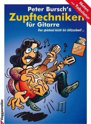 Produktbild von Peter Bursch's Zupftechniken für Gitarre