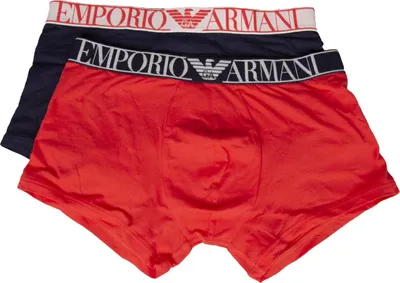 Immagine prodotto di Boxer uomo EMPORIO ARMANI parigamba confezione 2 pezzi bipack elastico a vista elasticizzati articolo 111769 3R720 BPACK TRUNK, EUR L - CN 175/95 - BR G - MX G, Cotone 95%,Spandex 5%