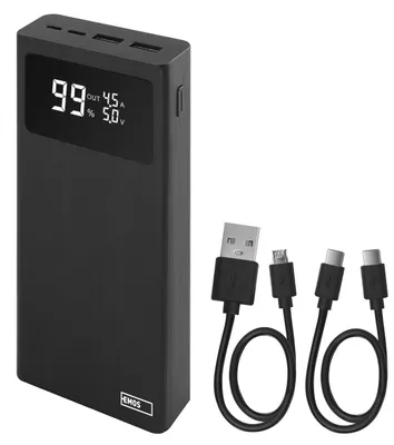 Zdjęcie produktu dla EMOS Powerbank z wyświetlaczem 20 000mAh 22,5W B0532B