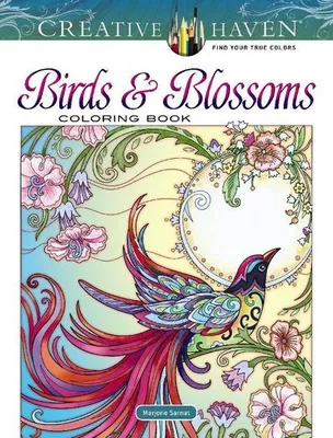 Obrázek produktu pro Creative Haven Birds and Blossoms Coloring Book