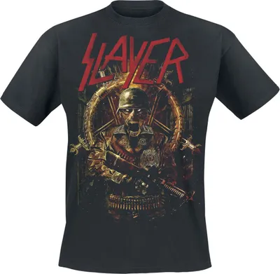 Produktbild von Slayer T-Shirt Herren Comic Book Cover schwarz M