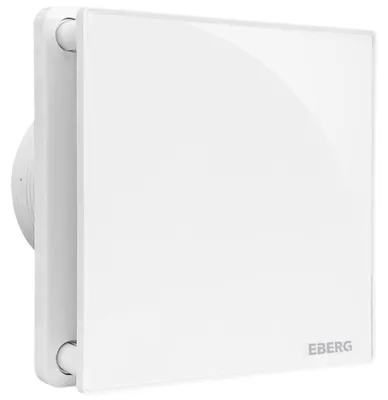 Zdjęcie produktu dla EBERG EVO 100 T Wentylator Łazienkowy 100 mm Timer Klapa Zwrotna Biały
