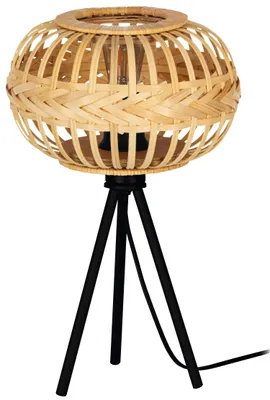 Immagine prodotto di EGLO lampada da tavolo 43865 in legno naturale, per E27, max. 40 W
