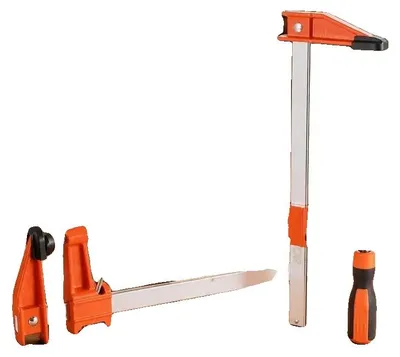 Obrázek produktu pro Dřevoobráběcí svěrák, rozměry: 15,24 cm / 30,48 cm (otevření), hloubka čelisti: 63,5 mm, nosnost: 272 kg, materiál: litina a uhlíková ocel, uzamykatelný