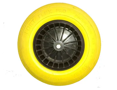 Produktbild von FORT ERSATZRAD | Rad Flex Pro 400x100 mm Schubkarre Gartenkarre Baukarre