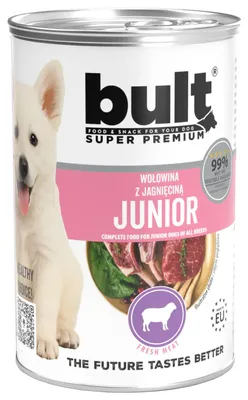 Produktbild von BULT | Hundefutter - Nassfutter - Dose Junior Lammfleisch - 400g Junior Hundefutter