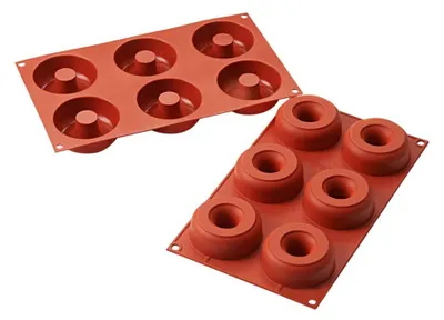 Produktbild von Silikon-Backform, 175x300x30 - 6 Formen