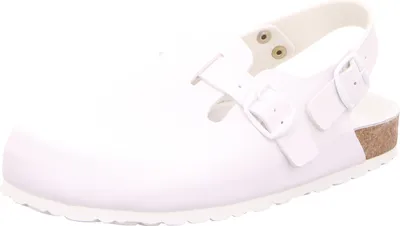 Produktbild von SCHUH OKAY Damen-Clog mit Tieffußbett Weiß, Farbe:weiß, EU Größe:40