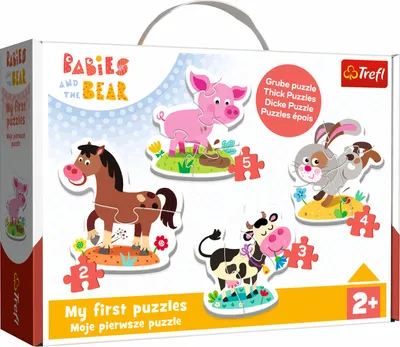 Zdjęcie produktu dla Puzzle Baby Classic Zwierzęta z Farmy Trefl
