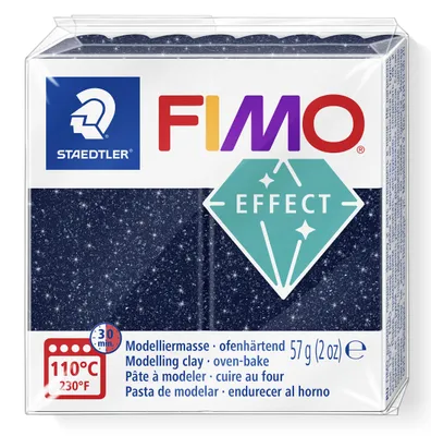 Produktbild von STAEDTLER FIMO effect 8010 Galaxy ofenhärtende Modelliermasse Einzelprodukt, 57g, galaxy blau