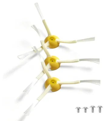 3 Seitenbürsten + 4 Schrauben für Saugroboter Serie 500–900