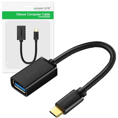 Zdjęcie produktu dla Ugreen 30701, 0,15 m, USB C, USB A, USB 3.2 Gen 1 (3.1 Gen 1), Czarny