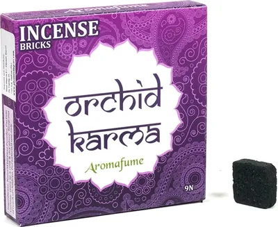 Image de Briques d'encens Aromafume Orchid Karma --paquet de 3 pièces - 40 G