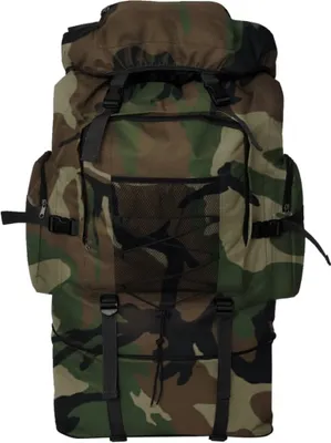 Produktbild von vidaXL Rucksack Armee-Stil XXL 100 L Tarnmuster