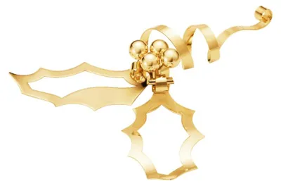 Produktbild von Georg Jensen – Tischdekoration Weihnachten 2026, 17 cm, vergoldet