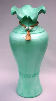 Produktbild von BODENVASE "CORTADO" - Größe: ca.60 CM Pastellgrün