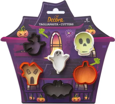Produktbild von Mini-Keksausstecher 6 Stück Halloween