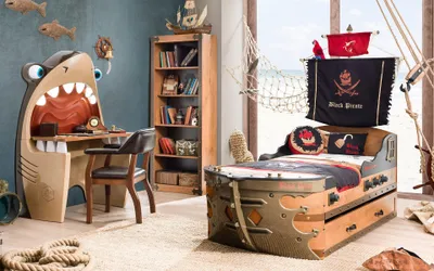 Produktbild von Cilek PIRATE Kinderzimmer, 4-teilig