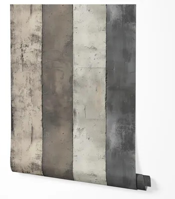 Produktbild von Selbstklebende Tapete Möbelfolie Beton Streifen Vintage Grau Beige Industrial Design Wandtapete Modern Küche Wohnzimmer Flur Schlafzimmer Loft Stil 5m x 0,5m