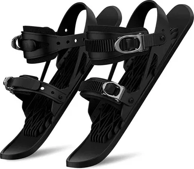 Produktbild von Mini Ski Skates Pro Version - Verstellbare Short Skates für Schnee, Sportliches Winter-Equipment für Erwachsene & Kinder