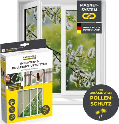 Produktbild von EASYmaxx Insect Protect Insekten- & Pollenschutz, Magnet - Fenster bis 110x130cm