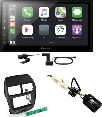 Produktbild von Pioneer SPH-DA250DAB CarPlay Android Auto Einbauset für Mitsubishi ASX bis 2014