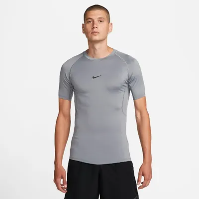 Obrázek produktu pro Pánské tričko Nike Pro Grey Compression Short Sleeve Functional Shirt Training Sport Shirt Velikost XL