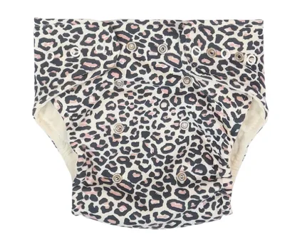 Produktbild von Mamatti ECO Stoffwindelset - Höschen + 2 x Windel, Cheetah, Größe 5 - 14 kg