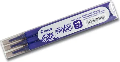 Obrázok produktu pre Náhradné náplne Pilot FriXion Point 0,5 mm, fialové – balenie po 36 kusoch