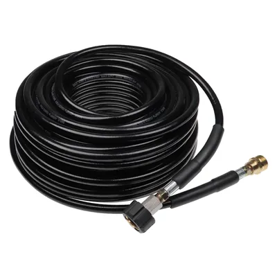 Produktbild von vhbw 30 m Verlängerungsschlauch kompatibel mit Kränzle Hochdruckreiniger mit M22 x 1,5 Gewindeanschluss, Schwarz