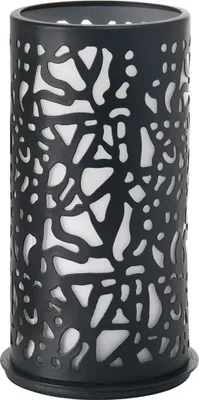 Image de Duni bougeoir métal Twist Black look métal 140 x 75 mm