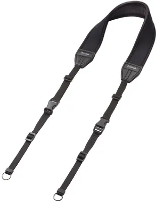 Produktbild von Hama 00027218, Gurt, Schwarz, Nylon, 45 mm, 1300 mm, 1 Stück(e)