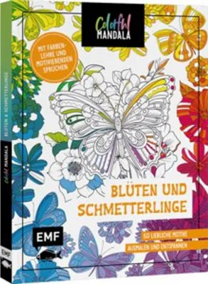 Produktbild von Colorful Mandala - Blüten und Schmetterlinge