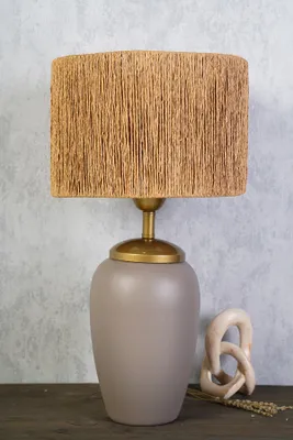 Produktbild von Opviq, YL259, Tischleuchten, Beige, Metall, 30 x 30 x 60 cm