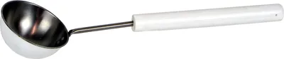 Produktbild von Nikkarien Sauna Aufgusskelle Edelstahl 45 cm weiß 10754