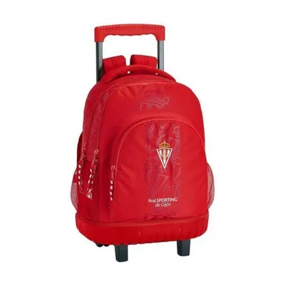 Immagine prodotto di Safta Sporting Gijon Corporate Zaino compatto con rotelle 44l Rot Rot Taglia unica