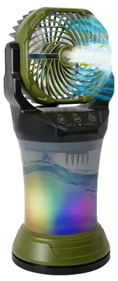 Productafbeelding van Draagbare nevelventilator, 4 snelheidsstanden, waterreservoir van 2000 ml, groen