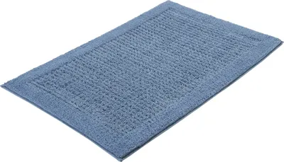 Zdjęcie produktu dla Kleine Wolke dywanik kąpielowy NET stalowy niebieski 60 x 90 cm