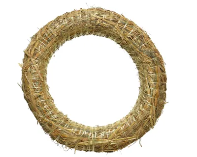 Produktbild von Strohkranz / Kranz Rohling 25cm natur