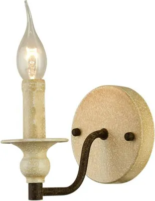 Image de ACA Lighting Applique 1XE14 antique/métal rouillé 18X12X16CM LYON EG5871W18R