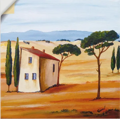 Produktbild von ARTland Wandbild, selbstklebend Toskana modern 2 Größe: 70x70 cm