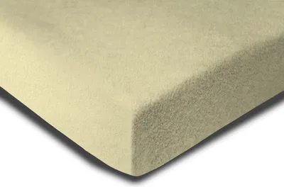 Produktbild von Spannbettlaken 90-100x200 cm Winter Flauschig beige natur Fleece Warme Bettlaken