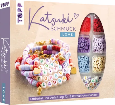 Produktbild von Katsuki Schmuckset mit Buchstabenperlen - LOVE
