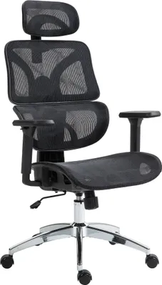 Produktbild von CLP Bürostuhl Deshler höhenverstellbar drehbar und ergonomisch schwarz