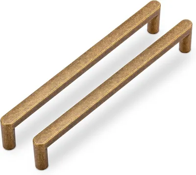 Obrázek produktu pro 6 kusů úchytek na nábytek – úchytky na skříně a knoflíky do kuchyně (rozteč otvorů 96 mm) vyrobené z zinkové slitiny