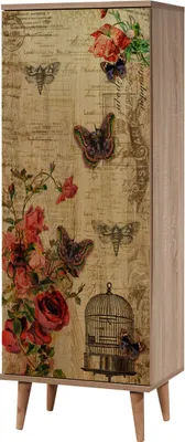 Image de Skye Decor, Filinta - 734, meubles à chaussures, chêne Sonoma, 50 x 135 x 38 cm
