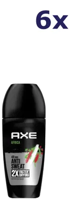 Produktbild von 6x Axe Roll On Africa 50 ml